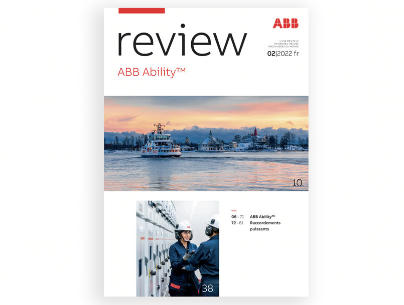 ABB publie une nouvelle édition d’ABB Review, dédiée aux solutions numériques